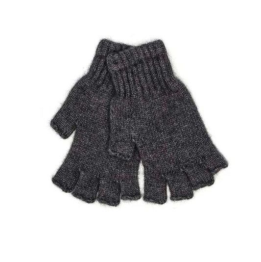 Possum Fur-Merino Wool Fingerless Gloves