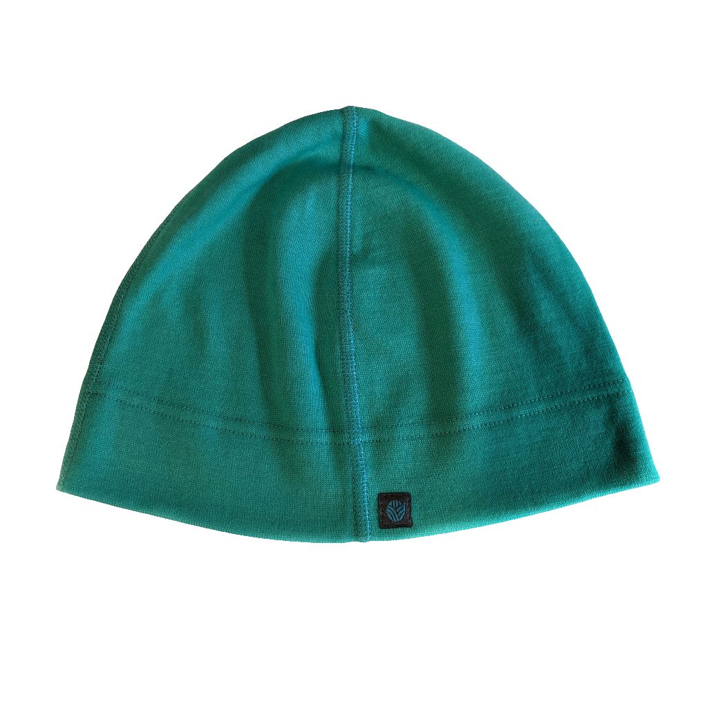 Bright Green Merino Wool Beanie