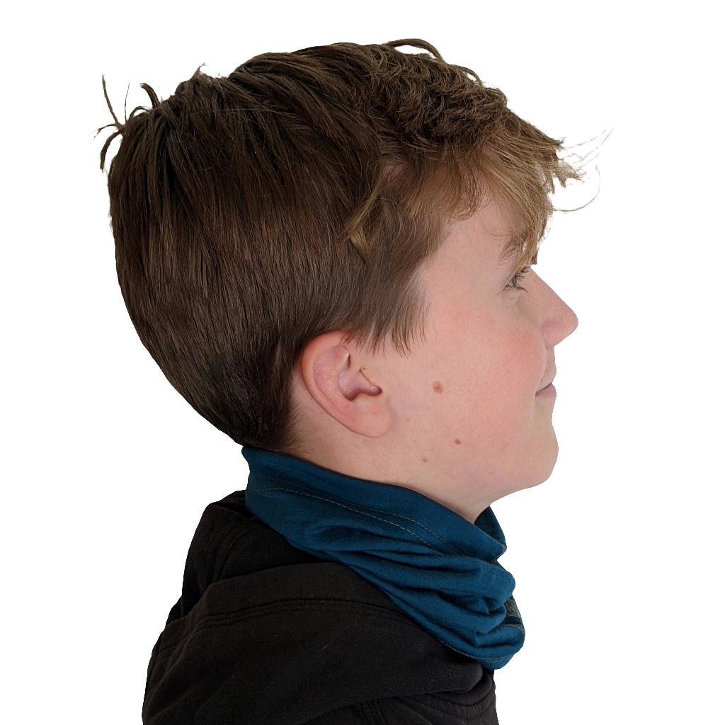 Peacock Merino Wool Neck Gaiter